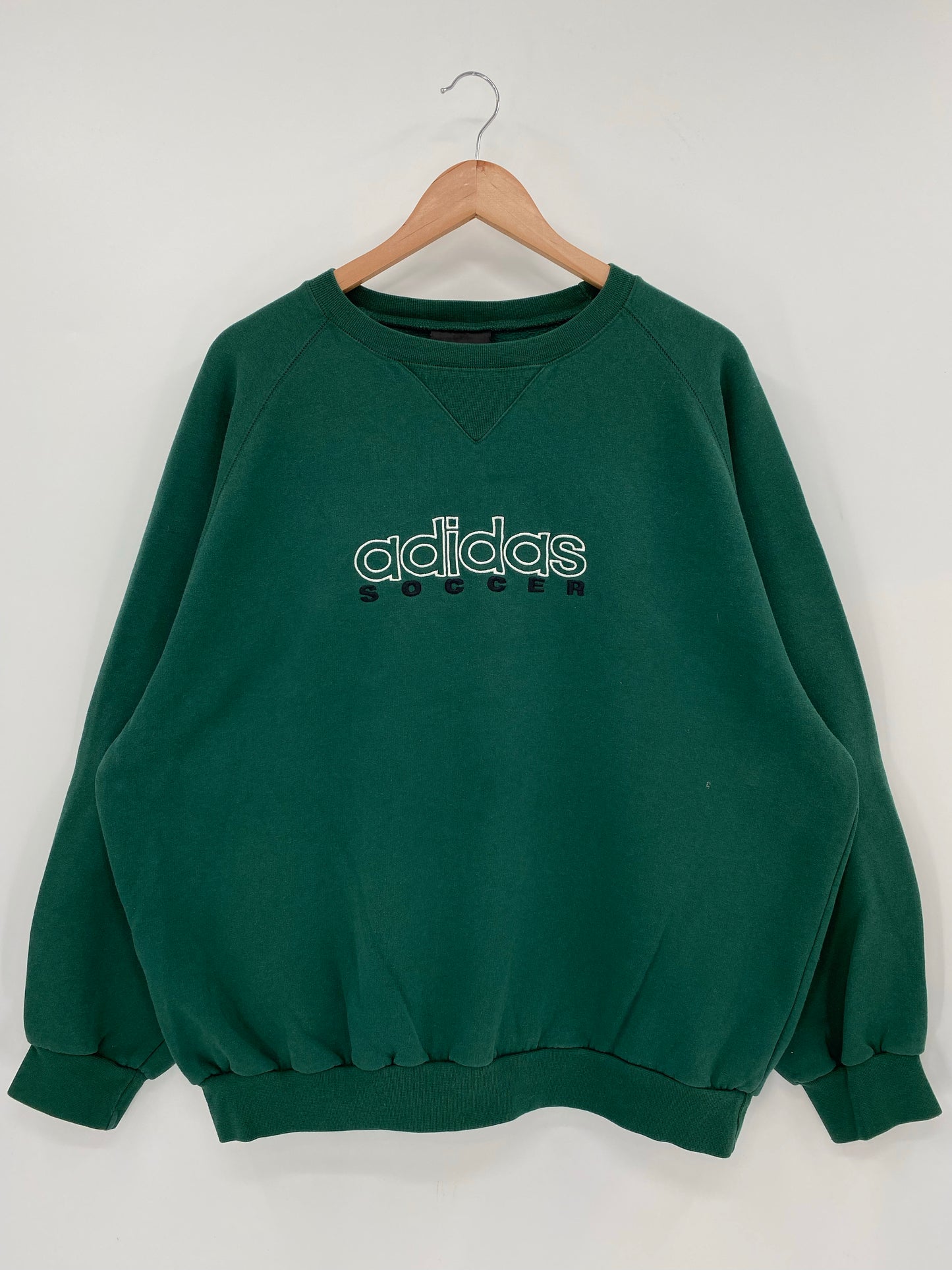 90's ADIDAS SOCCER Size XL Vintage Sweat-shirt / K6659