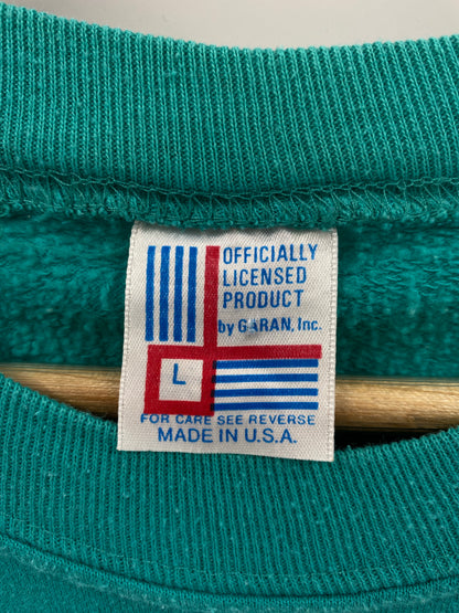 90's MIAMI DOLPHINS Made in USA Size L Vintage NFL Sweat - Shirt/ K6300
