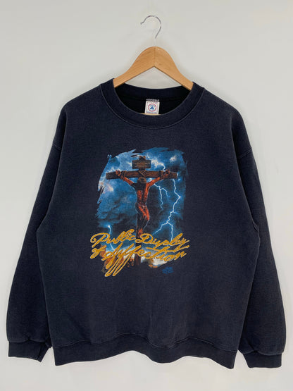 90's PUBLIC DISPLAY OF AFFECTION Size L Vintage Sweat-Shirt / E120