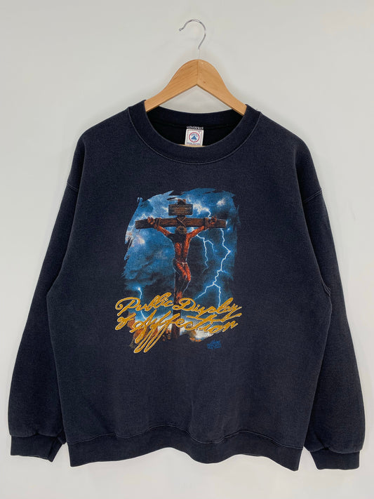 90's PUBLIC DISPLAY OF AFFECTION Size L Vintage Sweat-Shirt / E120