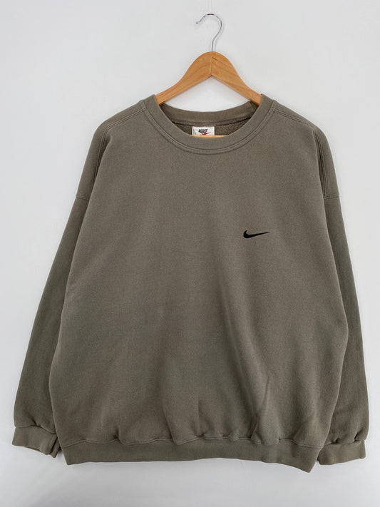 90's NIKE MINI SWOOSH Made in USA Size XL Vintage Sweat-Shirts / A5749