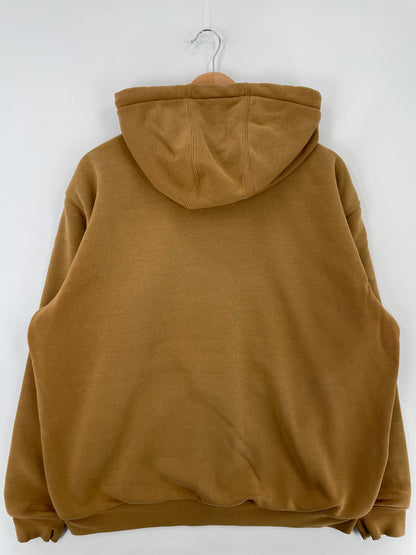 Vintage CARHARTT Size L Hoodie Zip-up Sweat-Shirt / E2639S