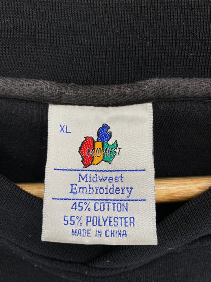 90's UNIVERSITY OF IOWA Size XL Vintage College Sweat - Shirt/ A5561