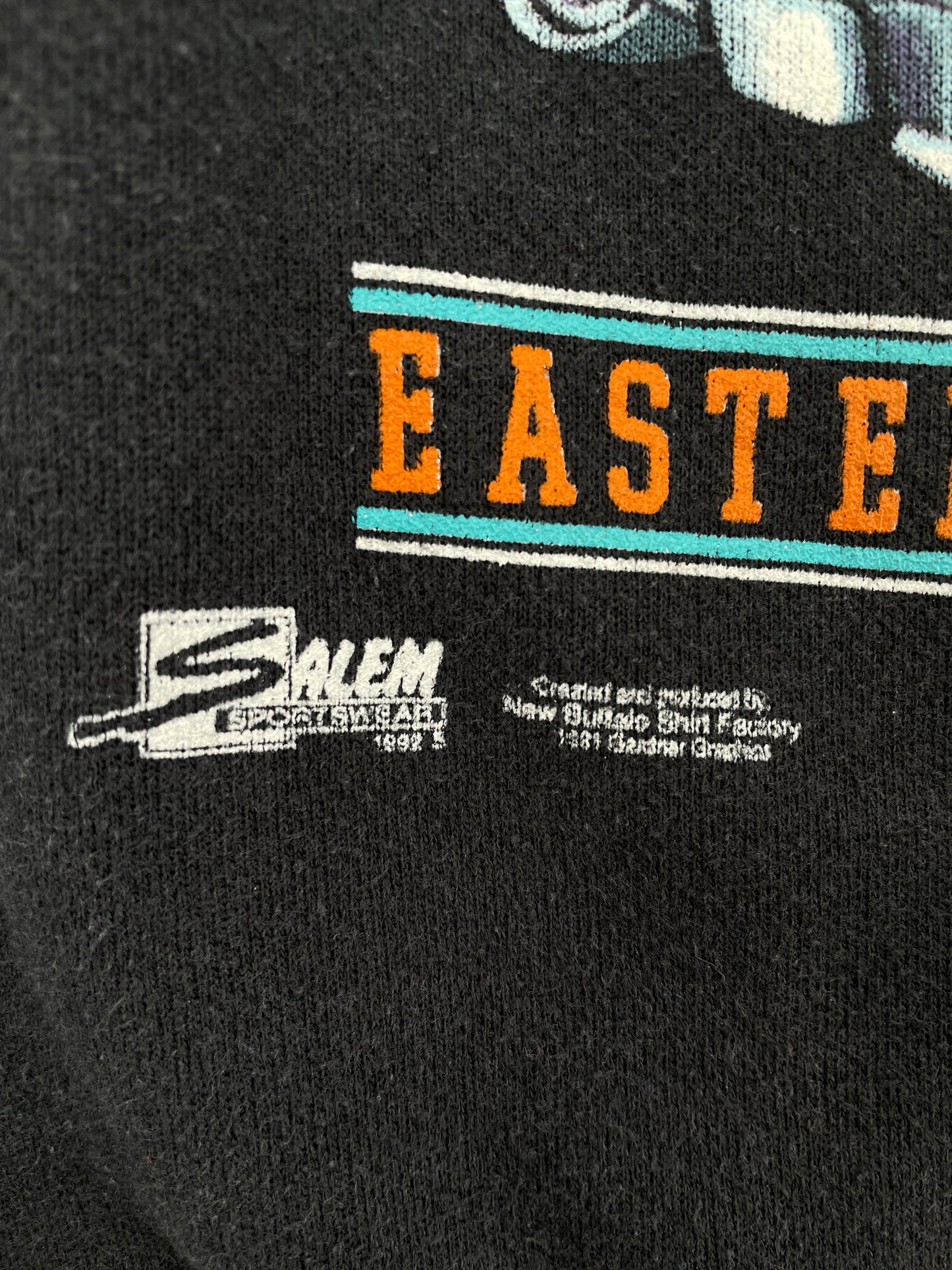 1992 SALEM x MIAMI DOLPHINS Made in USA Size L Vintage NFL Sweat-shirt / E3112S