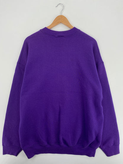 90's MINNESOTA VIKINGS Made in USA Size XXL Vintage NFL Sweat-Shirt/ A6235