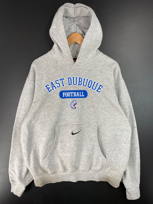 00' NIKE x EAST DUBUQUE Size L Vintage College Hoodie Sweat-Shirt / A7210