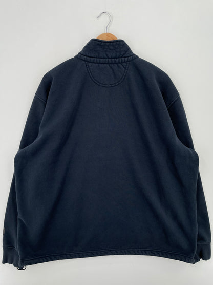 Vintage CARHARTT Size XXL Vintage Half Zip-up Sweat-Shirt / A7113