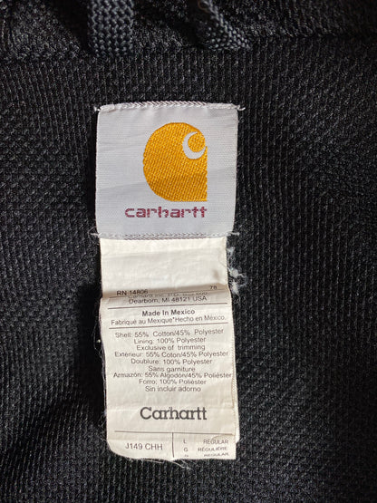 Vintage CARHARTT Size L Zip-up Hoodie Sweat-Shirt / K8499
