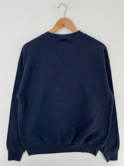 1998 NEW ENGLAND PATRIOTS Made in USA Size M Vintage NFL Sweat-shirt / E2737S