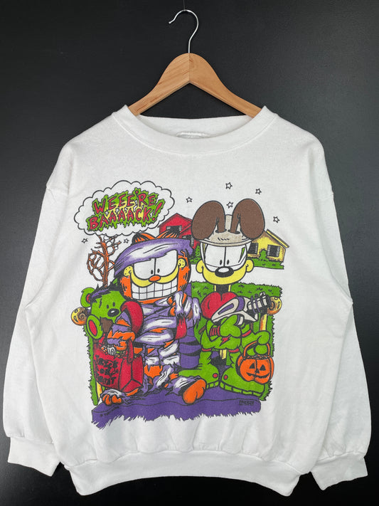 90’s GARFIELD HALLOWEEN Size XL Vintage Sweat-shirt / A8105