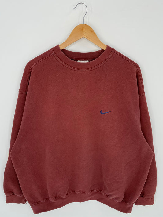 90’s NIKE MINI SWOOSH Made in USA Size XL Vintage Sweat-shirt / K7554