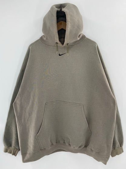 90’s NIKE CENTER SWOOSH Size No tag (Approx.XL) Vintage Hoodie Sweat Shirts/ K5258