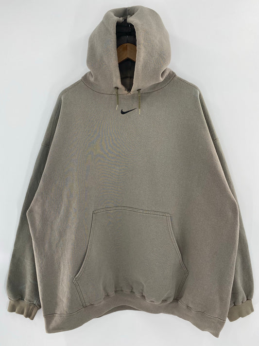 90’s NIKE CENTER SWOOSH Size No tag (Approx.XL) Vintage Hoodie Sweat Shirts/ K5258