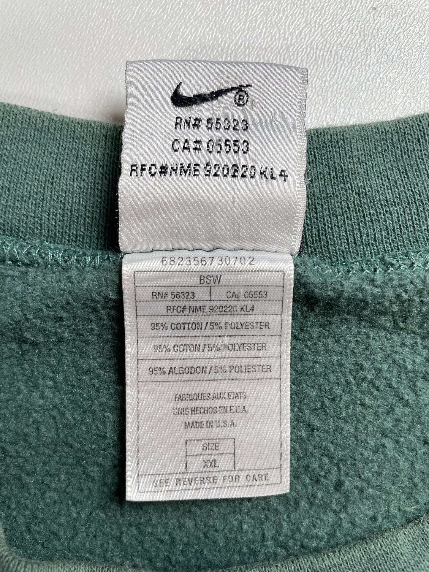 90's NIKE Made in USA Size XL Vintage Sweat-Shirt / A7882
