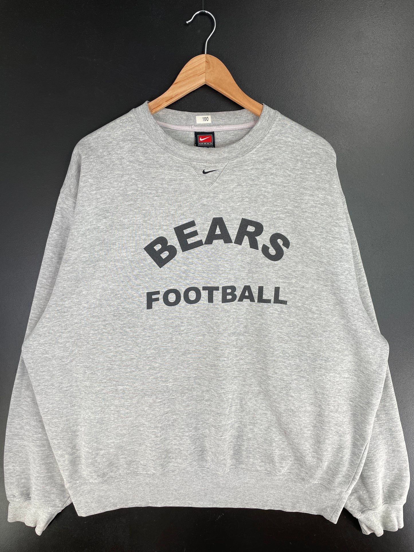 00' NIKE x BEARS Size XL Vintage NFL Sweat-shirt / A9795