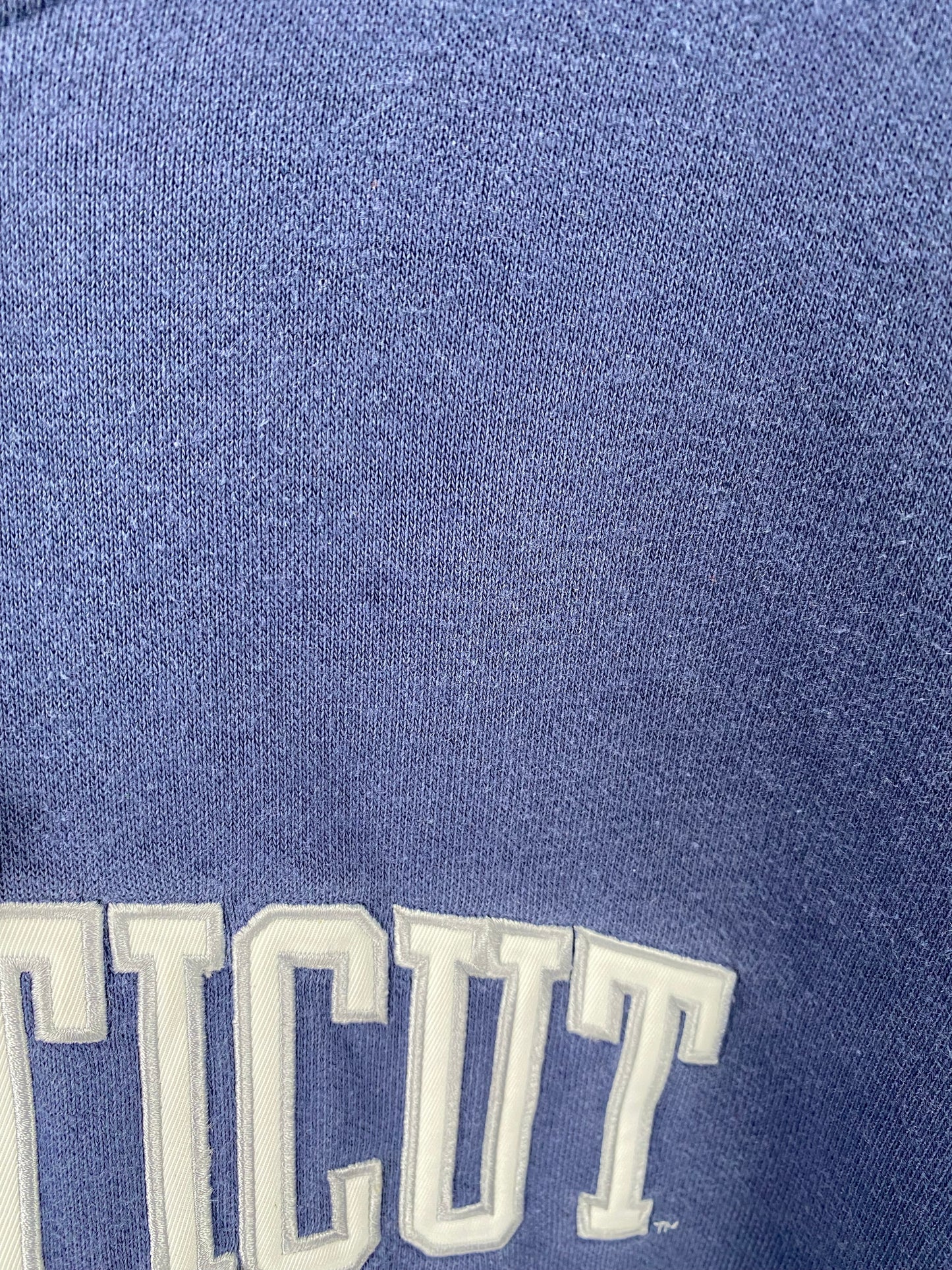 00' NIKE CONNECTICUT Size L Vintage Hoodie Sweat-Shirt / K4649