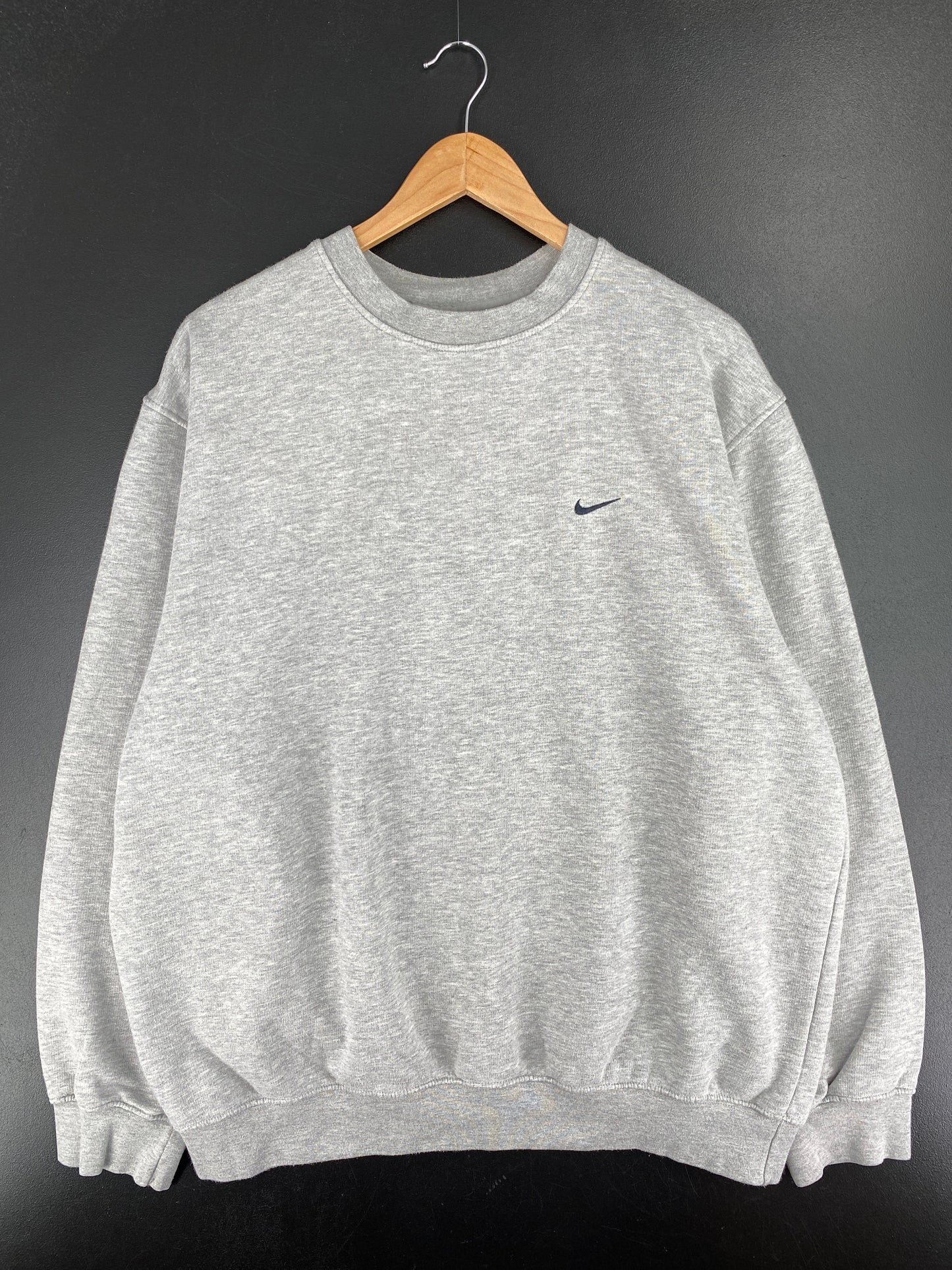 00' NIKE MINI SWOOSH Size L Vintage Sweat-shirt / E3776S