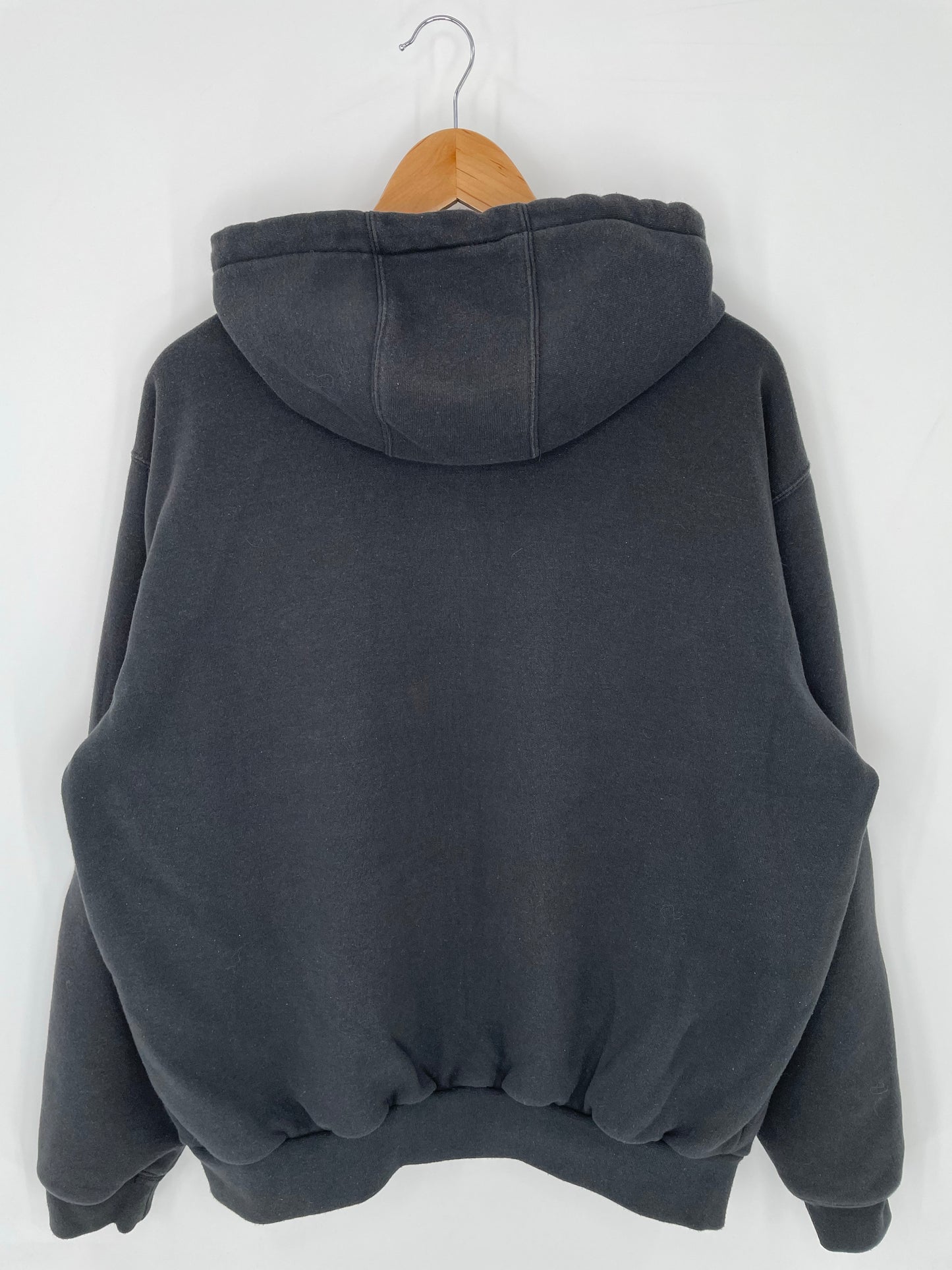 Vintage CARHARTT Double Face Size L Zip-up Hoodie Sweat-Shirt / K9517