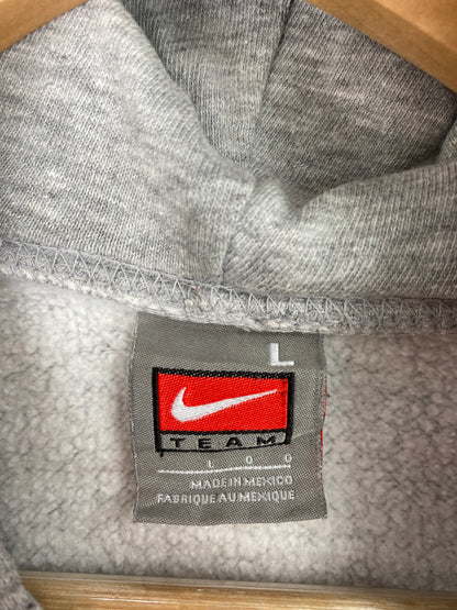 00' NIKE x UNIVERSITY OF NEVADA Size L Vintage College Hoodie Sweat-Shirt / A5942