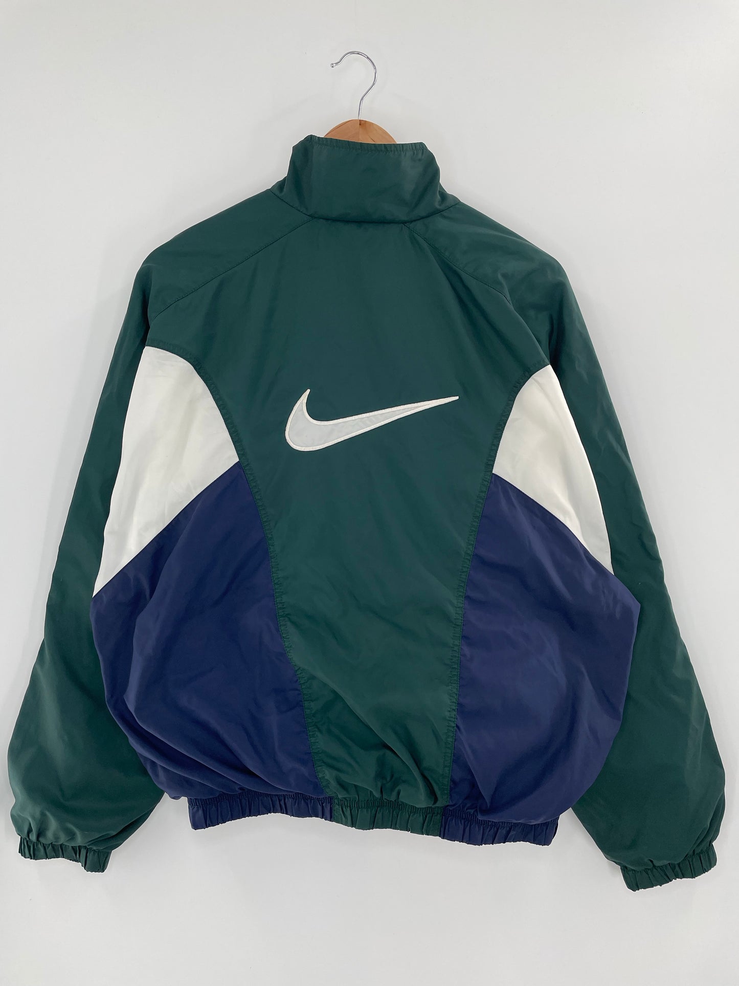 90's NIKE Size M Vintage Zip-up Nylon Jacket / K5344
