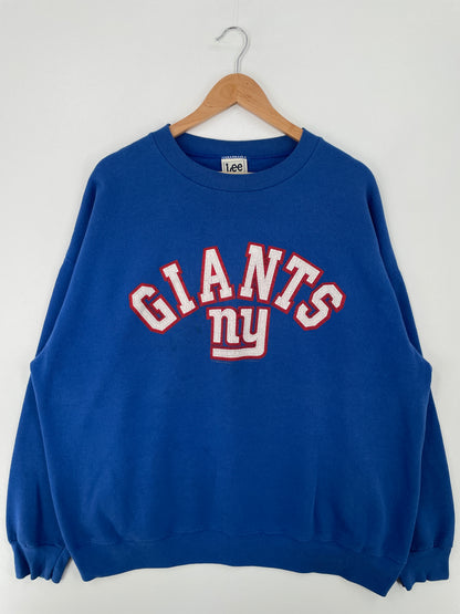 2001 NEW YORK GIANTS Size XXL Vintage NFL Sweat-Shirt / A9369