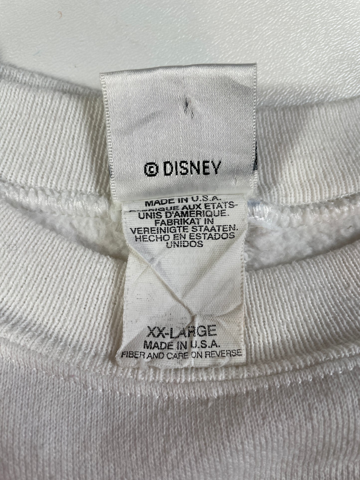 00' DISNEY GOOFY CHRISTMAS Made in USA Size XXL Vintage Sweat-shirt / E912