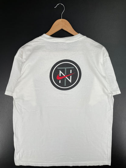 90's NIKE TOWN CHICAGO Made in USA Size M Vintage T-Shirt / A3302