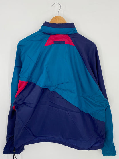 .90’s NIKE Silver Tag Size L Vintage Zip-up Nylon Jacket / A8207