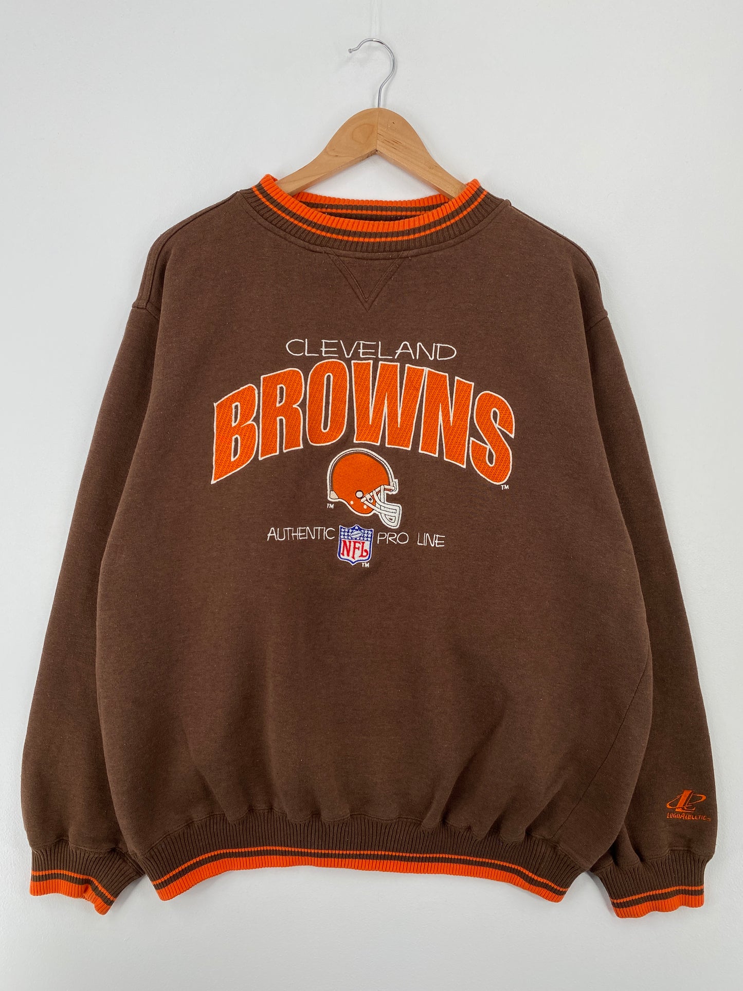 90's CLEVELAND BROWNS Size L NFL Sweat-Shirt / A8744