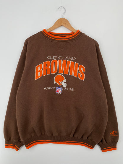 90's CLEVELAND BROWNS Size L NFL Sweat-Shirt / A8744