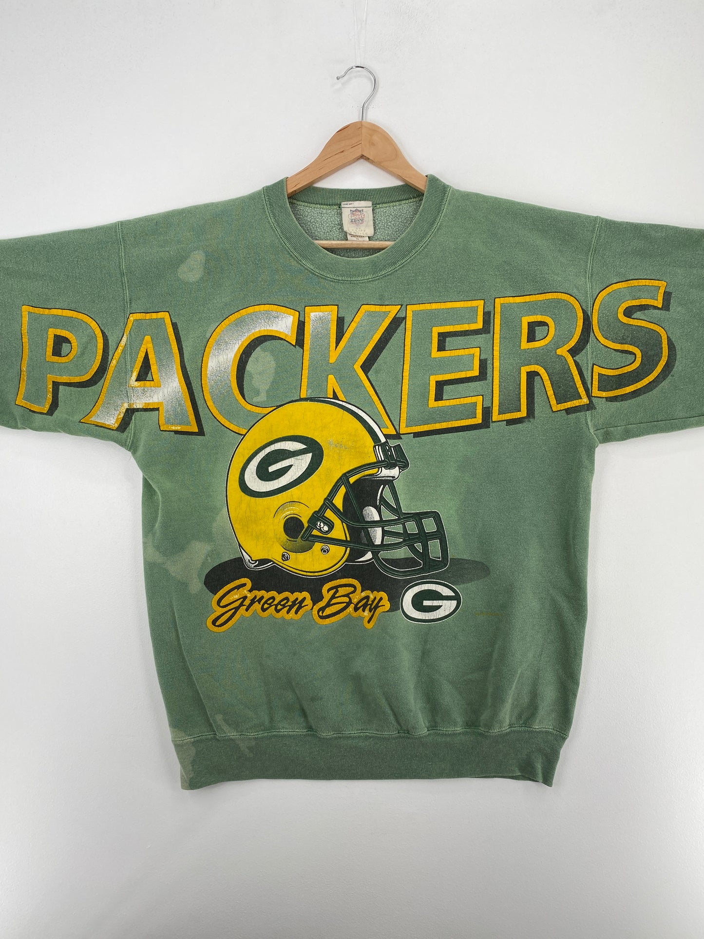 1996 GREEN BAY PACKERS Made in USA Size XL Vintage NFL Sweat-Shirt / A4414