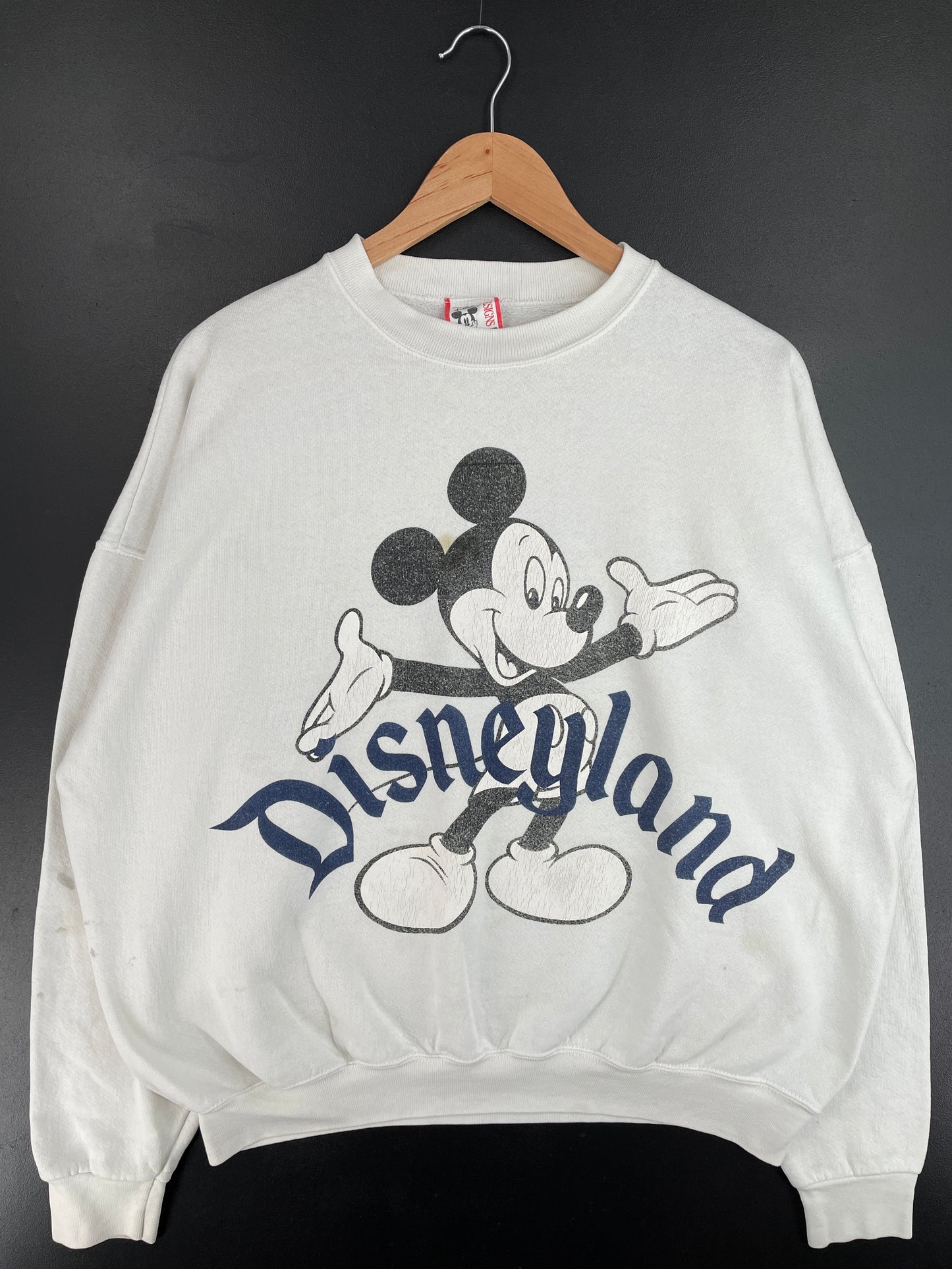 90's DISNEY MICKEY Made in USA Size Approx.XXL Vintage Sweat-shirt / E4667S