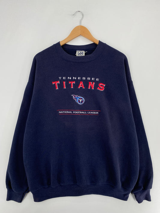Vintage TENNESSEE TITANS Approx. Size XL/ XXL NFL Sweat shirt / E2435S