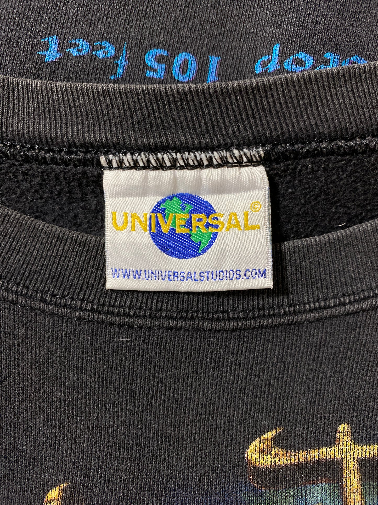 1999 UNIVERSAL STUDIOS DUELING DRAGON Size Approx.L Vintage Sweat-Shirt / E6584S