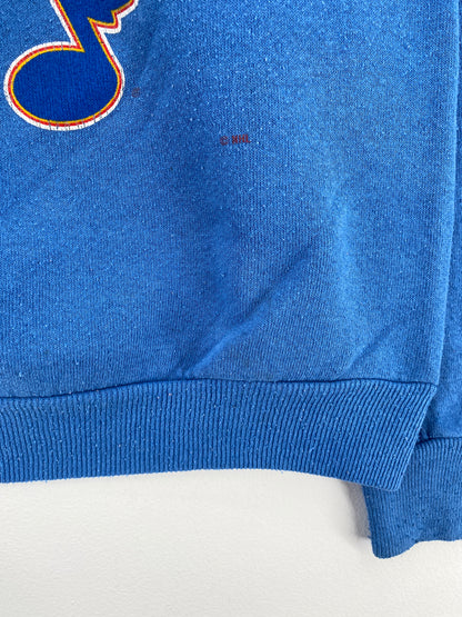90's ST. LOUIS BLUES Made in USA Size XL Vintage NHL Sweat-Shirts / A3777