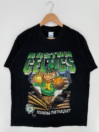90's SALEM x BOSTON CELTICS Made in USA Size L Vintage NBA T-Shirt / A2524