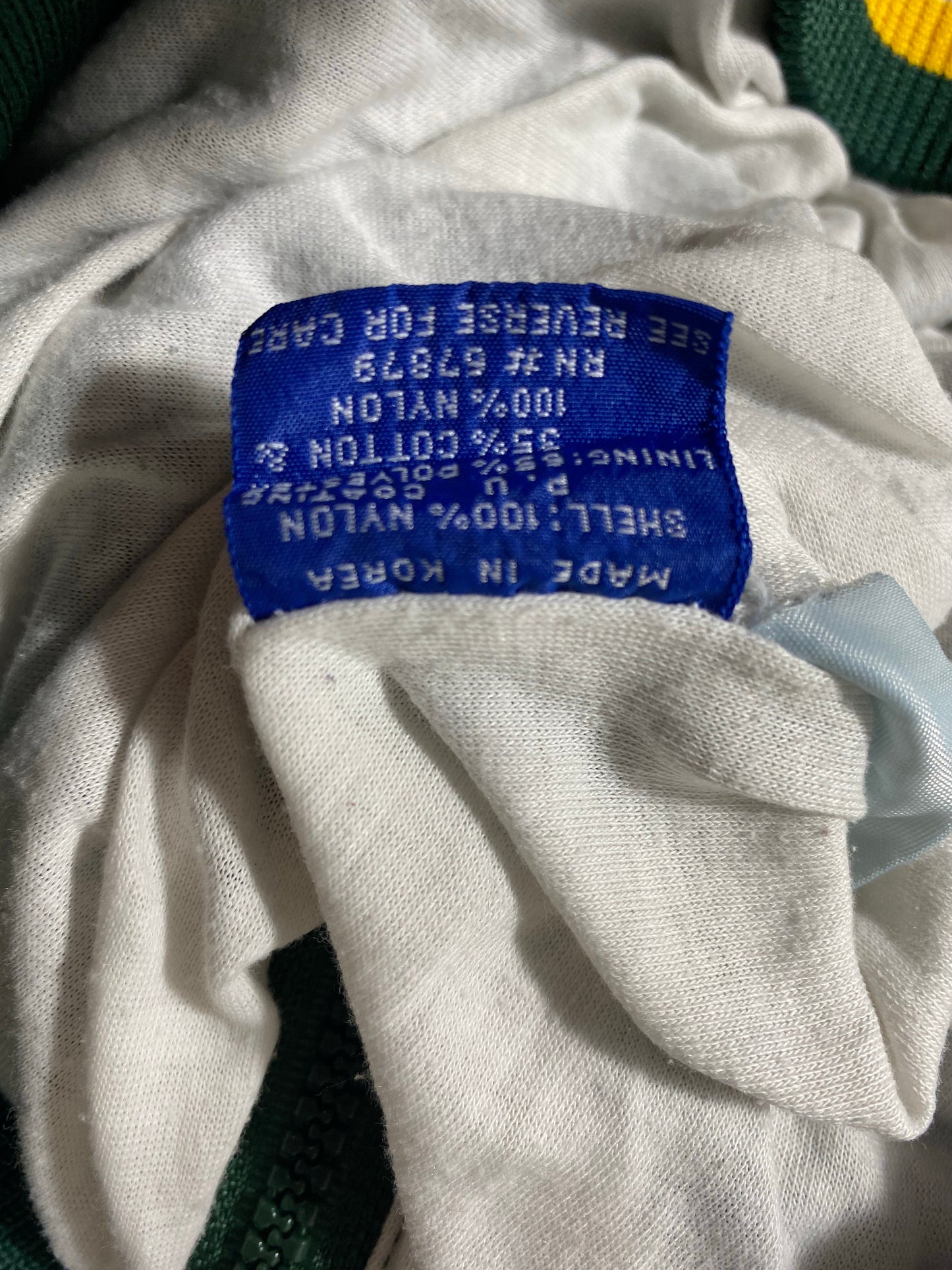 90's STARTER PACKERS Size XL Vintage NFL Nylon Jacket  / K4722