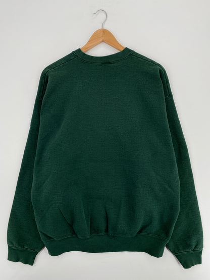 90's BOSTON Made in USA Size XL Vintage College Sweat-Shirt / A5377