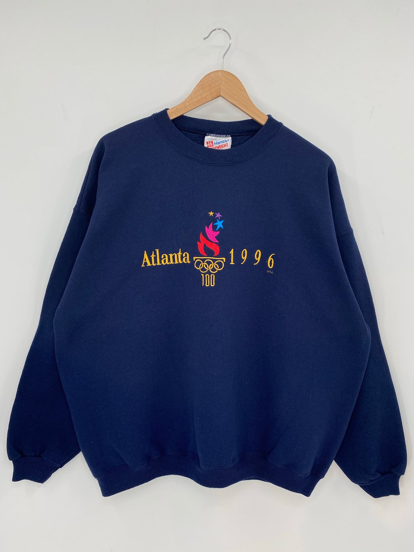 1996 CHAMPION X ATLANTA OLYMPICS Made in USA Size XXL Vintage Sweat-Shirt / K7975