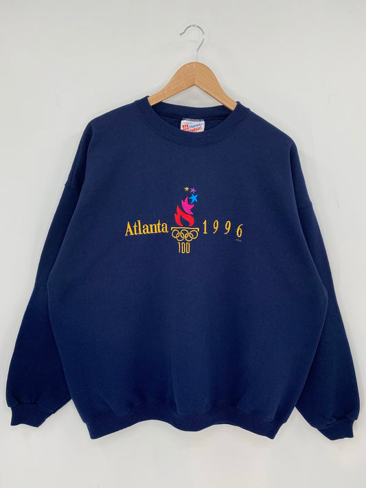 1996 CHAMPION X ATLANTA OLYMPICS Made in USA Size XXL Vintage Sweat-Shirt / K7975