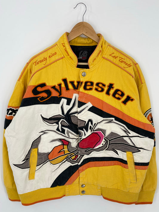 Vintage LONNEY TUNES SYLVESTER Size L Jacket/ K7268