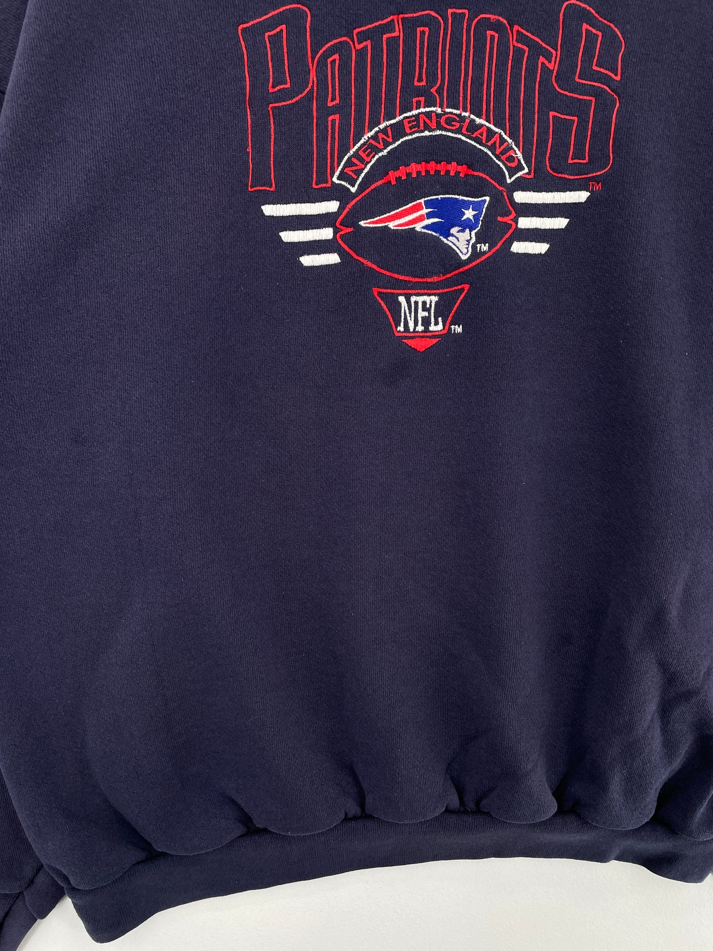 90's NEW ENGLAND PATRIOTS Made in USA Size L Vintage NFL Sweat-Shirt / E2644S