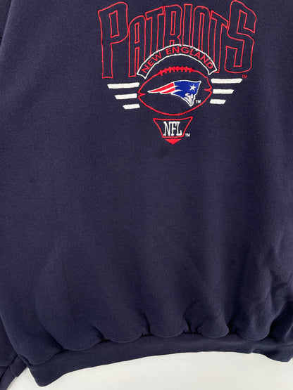 90's NEW ENGLAND PATRIOTS Made in USA Size L Vintage NFL Sweat-Shirt / E2644S