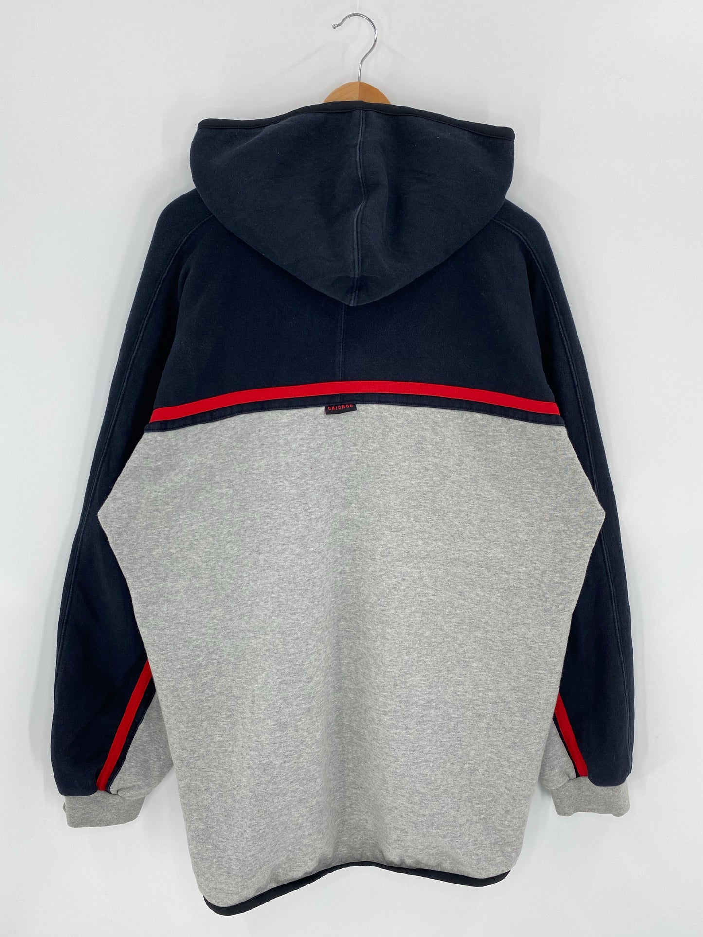 00' NIKE CHICAGO BLACKHAWKS Size XL Vintage NHL Hoodie Sweat-Shirt / K6111