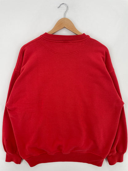 .Vintage NEBRASKA CORNHUSKERS Size L Vintage College Sweat-shirt / E1223