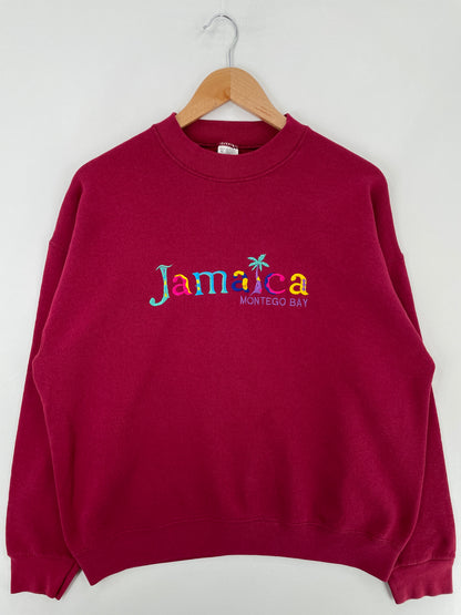 90's JAMAICA made in USA Size XL Vintage Sweat-shirt / E2767S