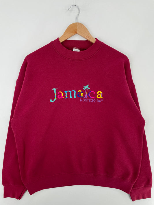 90's JAMAICA made in USA Size XL Vintage Sweat-shirt / E2767S