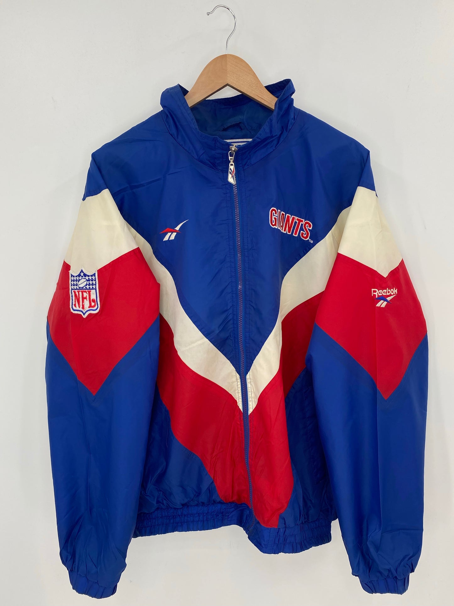 90’s REEBOK Size L Vintage NFL Zip-up Nylon Jacket  / K8031