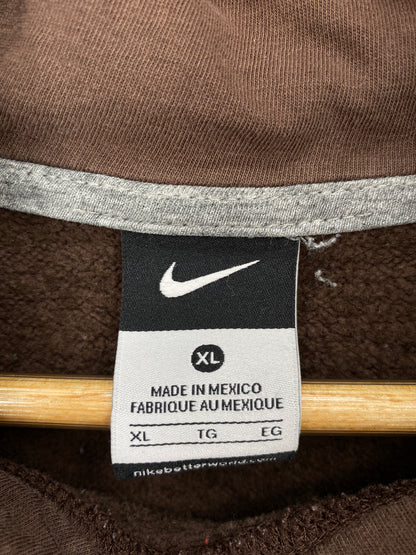 Vintage NIKE CENTER SWOOSH Size XL Hoodie Sweat-shirt / A6072