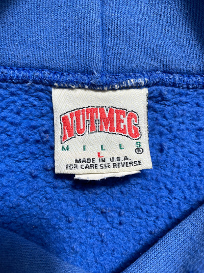 90's NEW YORK RANGERS Made in USA Size L Vintage NHL Hoodie Sweat-Shirt / A8828